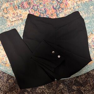Black Slim Fit Dress Pants